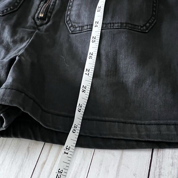 NWT Free People CRVY Lennox Shortsuit Romper Dark Gray Denim, Zip-Up, Size 8 - Picture 14 of 14